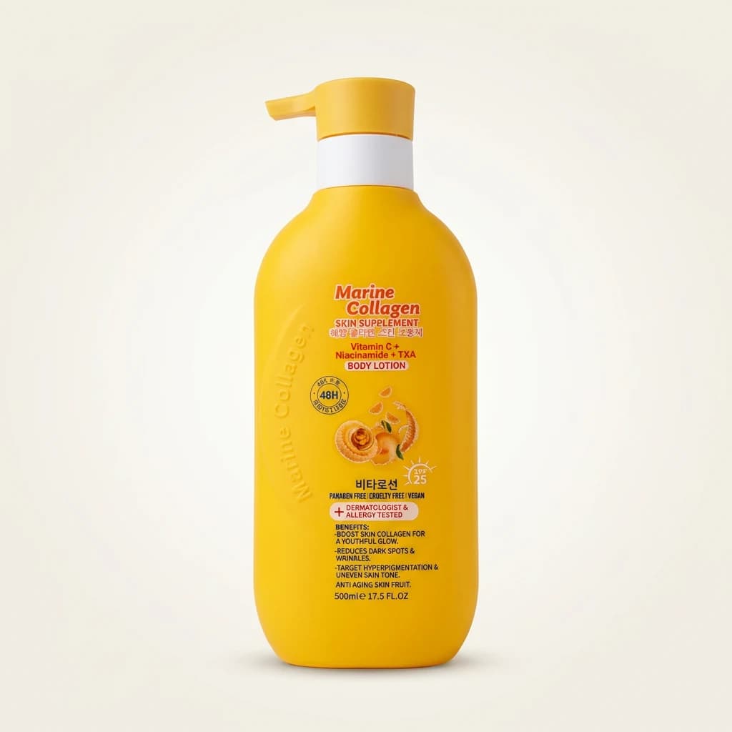 Lotion corporelle Marine Collagen Vitamine C Niacinamide TXA 500 ml